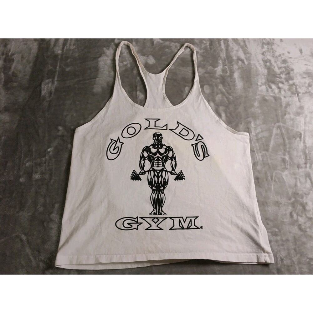 Vintage Gold's Gym Tank Top Mens Small Made In USA